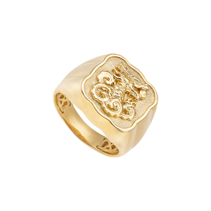 Nhẫn nam Vàng 18K PNJ Kim Long Trường Cửu 0000Y002798