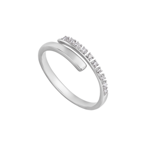 Nhẫn Kim cương Vàng trắng 14K PNJ DDDDW060560