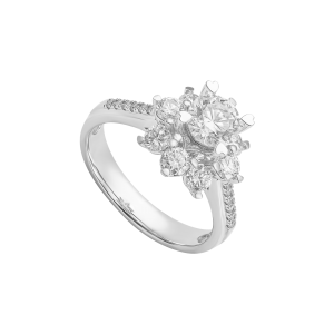 Nhẫn Kim cương Vàng trắng 14K PNJ DDDDW007097