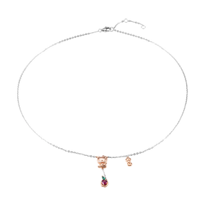 Dây cổ Bạc đính đá PNJ ❤️ HELLO KITTY ZTZTH000003