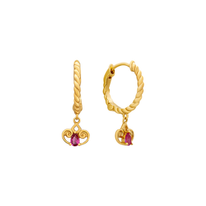 Bông tai Vàng 14K Đính đá Sythetic Disney|PNJ Snow White & the Seven Dwarfs ZT00Y000080