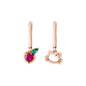 Bông tai Vàng 10K Đính đá Synthetic PNJ ❤️ HELLO KITTY ZTZTX000007