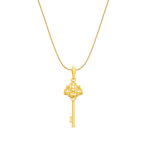 Mặt dây chuyền Vàng 18K PNJ hình Chìa Khóa Kim Tiền 0000Y060312