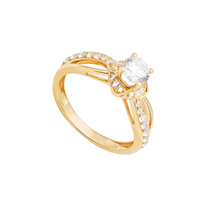 Nhẫn Vàng 18K Đính đá ECZ PNJ XMXMY010576
