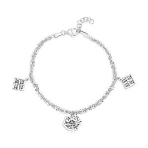 Lắc tay Vàng Trắng Ý 18K PNJ 0000W001269