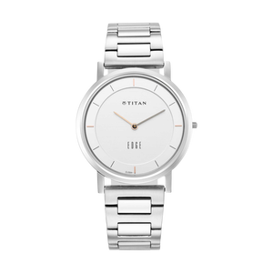 Đồng hồ Titan Edge Nam 1595SM01 Dây Kim Loại 38 mm