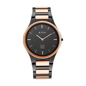 Đồng hồ Titan Edge Nam 1696KC01 Dây Ceramic 40 mm