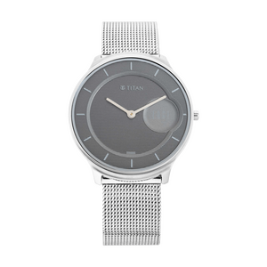Đồng hồ Titan Nam 1843SM01 Dây Kim Loại 38 mm