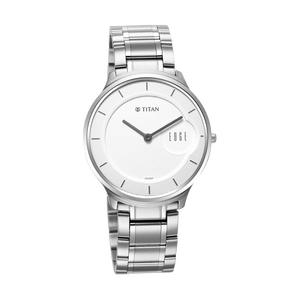 Đồng hồ Titan Edge Nam 1843SM02 Dây Kim Loại 38 mm