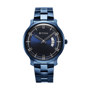 Đồng hồ Titan Nam 90170QM01 Dây Kim Loại 41 mm