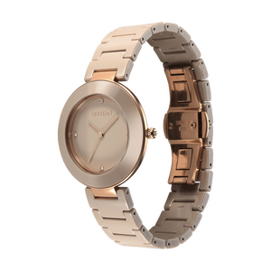 Đồng hồ Titan Nữ 95189KC04 Dây Ceramic 35 mm