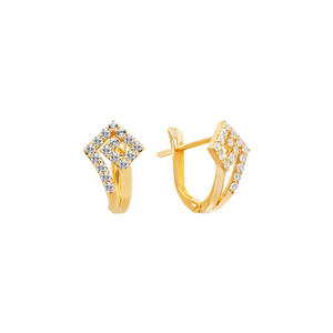 Bông tai Vàng 18K đính đá CZ PNJ XM00Y000085