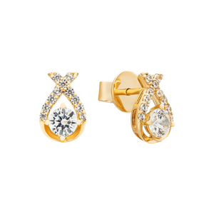 Bông tai Vàng 18K đính đá CZ PNJ XMXMY000080