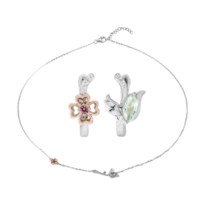 Bộ trang sức Bạc đính đá STYLE BY PNJ 00000-00003