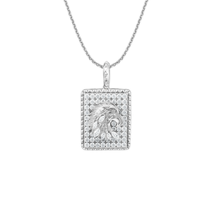 Mặt dây chuyền nam Bạc đính đá PNJSilver XMXMW000047