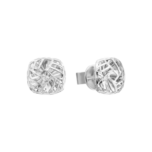 Bông tai Vàng trắng Ý 18K PNJ 0000W000200