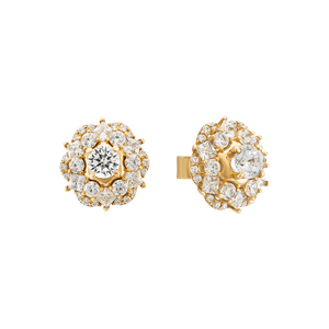 Bông tai Vàng 18K đính đá CZ PNJ XMXMY000100