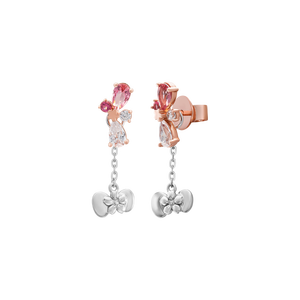 Bông tai Vàng 14K Đính đá synthetic PNJ ❤️ HELLO KITTY ZTMXH000014