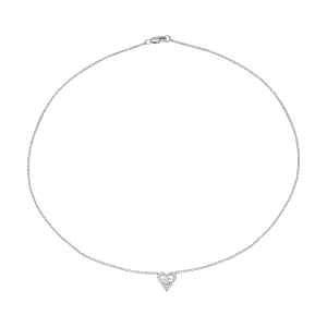 Dây cổ Kim cương Vàng trắng 14K PNJ DDDDW060157