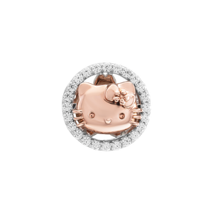 Hạt Charm Vàng 14K đính đá Synthetic PNJ ❤️ HELLO KITTY ZTXMH000002