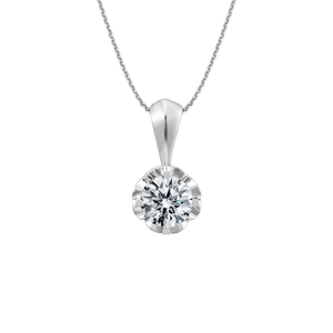 Mặt dây chuyền Vàng trắng 10K đính đá ECZ PNJ XM00W000115