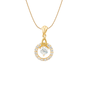 Mặt dây chuyền Vàng 18K đính đá CZ PNJ XMXMY000326