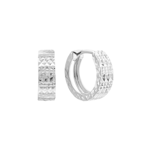 Bông tai Vàng trắng Ý 18K PNJ 0000W001543