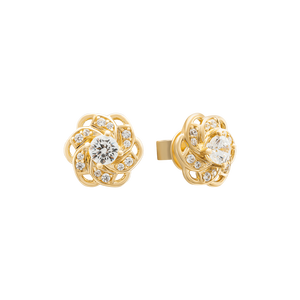 Bông tai Vàng 18K đính đá CZ PNJ XMXMY000105