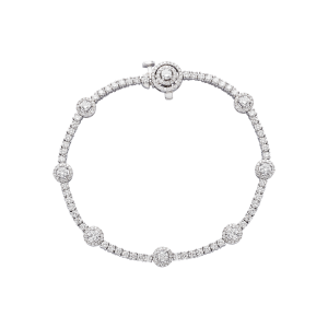 Lắc tay Kim cương Vàng Trắng 14K PNJ DDDDW060173