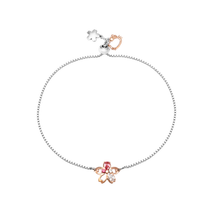 Lắc tay Vàng 14K Đính đá synthetic PNJ ❤️ HELLO KITTY ZTMXH000005