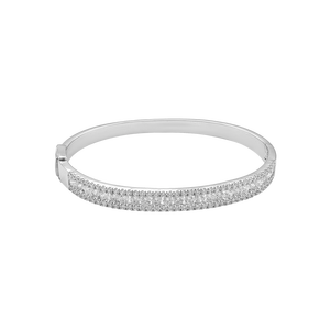 Vòng tay Vàng trắng 10K đính đá ECZ PNJ XMXMW000056