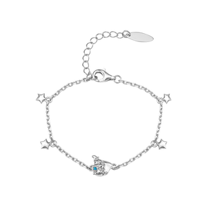 Lắc tay trẻ em Bạc đính đá Disney|PNJ Dumbo ZT00W060000