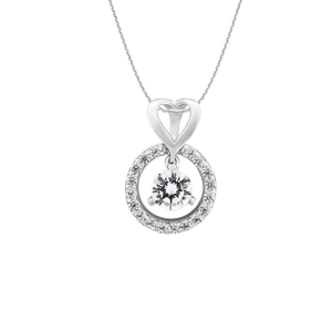 Mặt dây chuyền bạc đính đá PNJSilver XMXMK000166