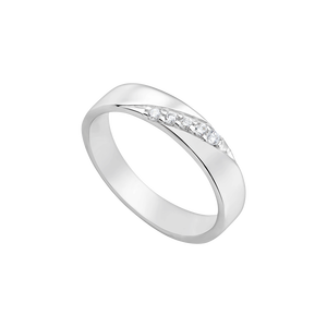 Nhẫn bạc đính đá PNJSilver XM00K000108