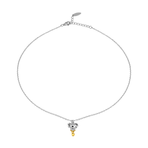 Dây cổ trẻ em Bạc đính đá Disney|PNJ 101 Dalmatians XM00C060003