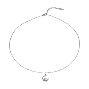 Dây cổ Bạc đính đá Disney|PNJ Bambi XMXMW060141