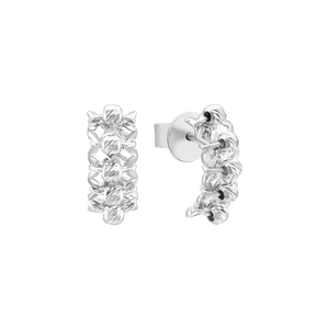 Bông tai Vàng trắng Ý 18K PNJ 0000W001059