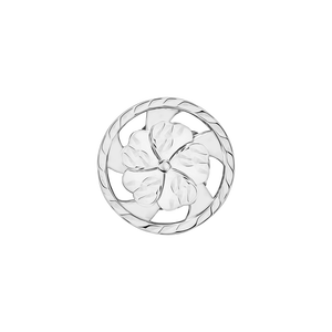 Hạt Charm Vàng Trắng Ý 18K PNJ 0000W000101