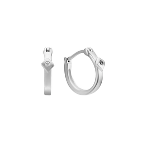 Bông tai trẻ em bạc đính đá PNJSilver XM00K000139