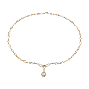 Dây cổ Vàng 18K đính đá CZ PNJ XMXMY000018