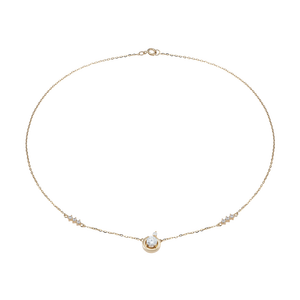 Dây cổ Vàng 18K đính đá CZ PNJ XMXMY000019