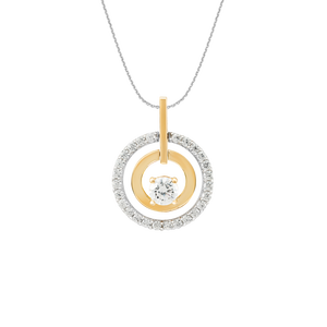 Mặt dây chuyền Vàng 18K đính đá CZ PNJ XMXMC000035