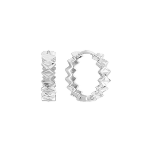 Bông tai Vàng trắng Ý 18K PNJ 0000W002599