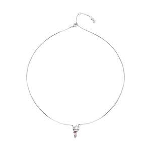 Dây cổ Bạc đính đá PNJ ❤️ HELLO KITTY PFZTW000002