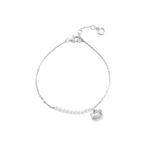 Lắc tay Bạc đính Ngọc trai PNJ ❤️ HELLO KITTY PF00W000009