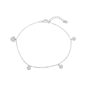 Lắc chân Bạc đính đá PNJSilver XMXMW060179