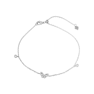 Lắc chân Bạc đính đá PNJSilver XMXMW060170