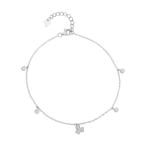 Lắc chân Bạc đính đá PNJSilver XMXMW060180