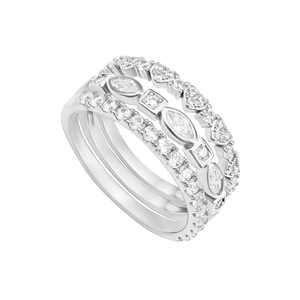 Nhẫn Bạc đính đá PNJSilver XMXMW060169