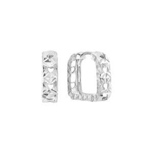 Bông tai Vàng trắng Ý 18K PNJ 0000W002597